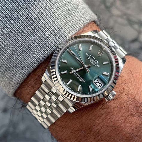 new rolex datejust green|2022 rolex datejust 41mm.